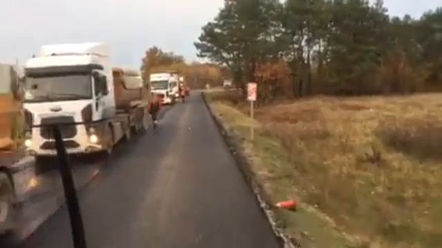 Ремонт дороги Шостка-Кролевец смотреть онлайн