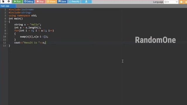 String operations for string reverse, string comparison. смотреть онлайн