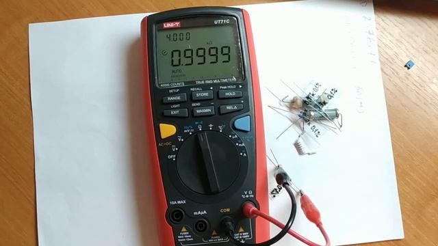 UNIT UT71C не стабильные измерения сопротивления смотреть онлайн