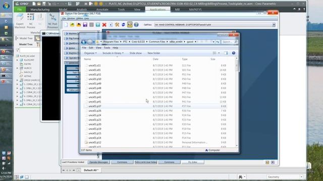 Creo NC Postprocessor Development
