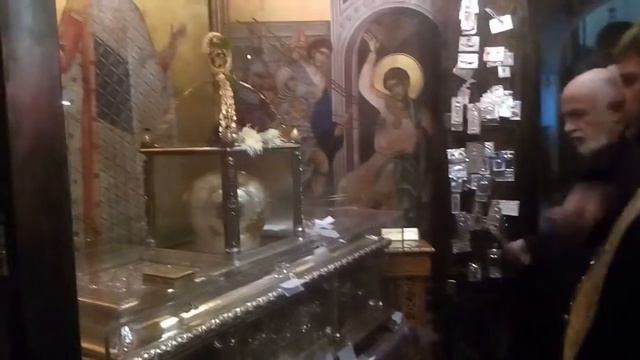 26.11.2017.молебен у мощей великомученика Димитрия смотреть онлайн