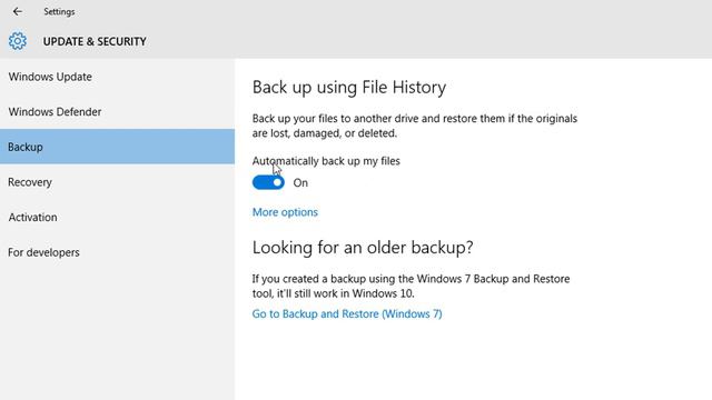 How to Backup windows 10 data using file history смотреть онлайн