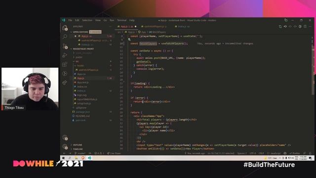 Workshop: Pros e contras da arquitetura flux e como resolver isso com react-query | Thiago Tibau смотреть онлайн