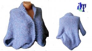 Шраг-кокон спицами