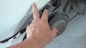 Hyundai Solaris пороги и задние арки крыльев.