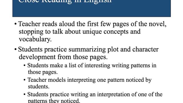 Literacy Ready English Unit 2 Close Reading смотреть онлайн