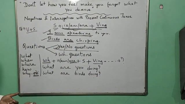 PRESENT CONTINUOUS TENSE: NEGATIVES AND QUESTIONS (नकारात्मक तथा प्रश्नवाचक वाक्य) смотреть онлайн