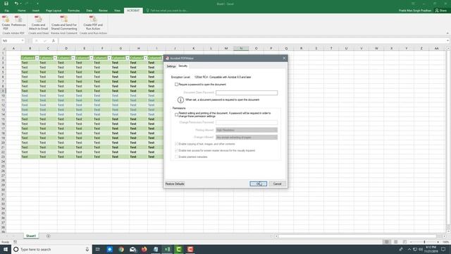 Adobe Acrobat Pro Tutorial - Lesson 7 - Excel to PDF смотреть онлайн