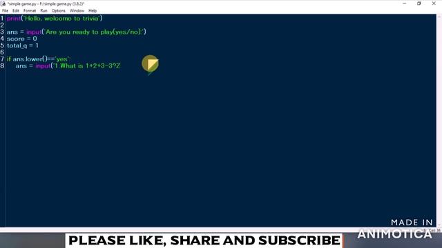 SIMPLE GAME | PYTHON | VERY EASY смотреть онлайн