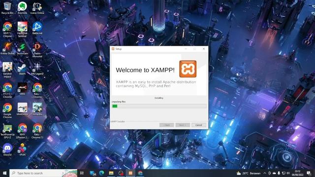 CARA INSTAL XAMPP DI WINDOWS 10 TERBARU 2022 смотреть онлайн