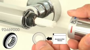 Обслуживание термостатических смесителей Hansgrohe Ecostat Comfort.