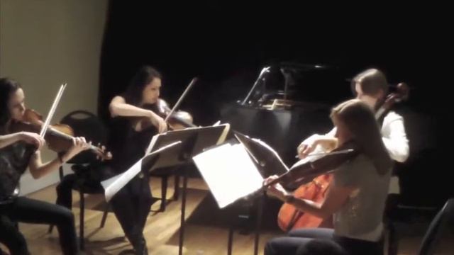 Silhouette Quartet performing the 2nd movement from Maurice Ravel's String Quartet in F Major смотреть онлайн