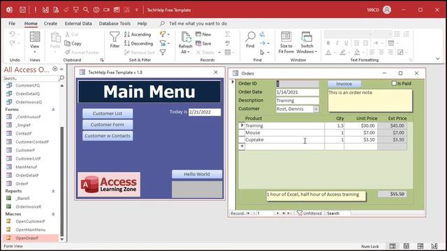 Customize Microsoft Access Quick Access Toolbar. Add Features. Open Forms, Reports. Run Macros. смотреть онлайн