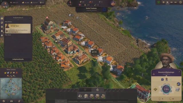 Let's Play ANNO 1800 #52 MEHR Arbeit auf den Baumwollfeldern [German;HD] смотреть онлайн