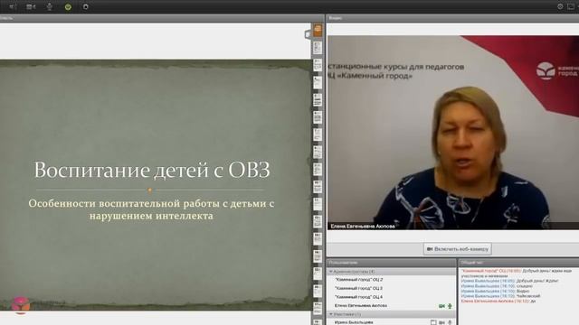 Разработка АОП для детей с ОВЗ, детей-инвалидов и организация воспитательной работы смотреть онлайн
