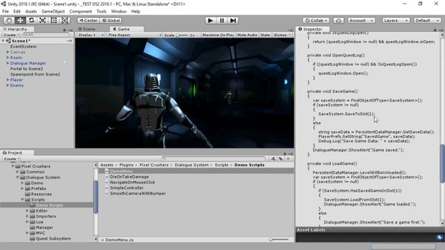 Dialogue System for Unity 2.x Save System смотреть онлайн