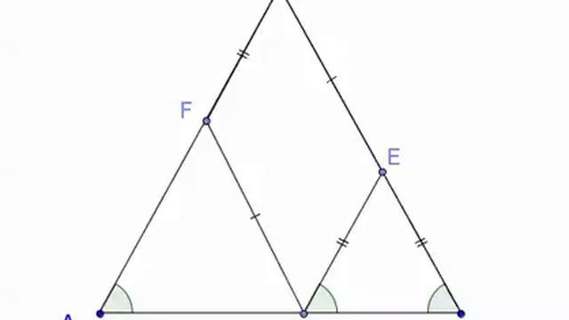 B6 параллелограмм в равнобедренном треугольнике смотреть онлайн