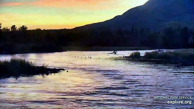 Закат на Катмай. Аляска. Sunset on Katmai. Alaska. смотреть онлайн