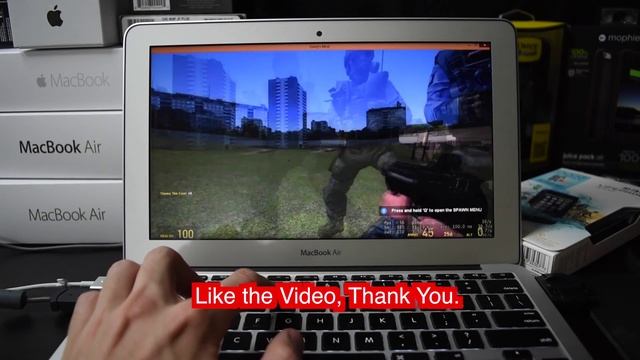 2015 Macbook Air Garry's Mod Gaming Experience TEST HD6000