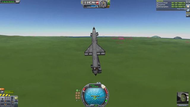 KSP - Small Wing Efficient Supercruise Speeder смотреть онлайн