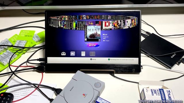 Игровые ГадЖеТы: тестируем True Blue Mini Overdose pack для хака Sony Playstation Сlassic - 200 иг смотреть онлайн