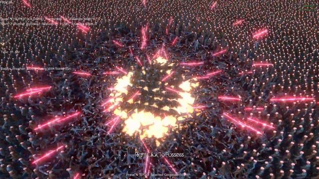 50 SUPER SOLDIERS vs MASSIVE ZOMBIE HORDE - Ultimate Epic Battle Simulator смотреть онлайн