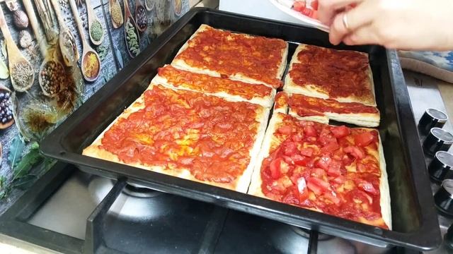 Пицца на слоëном тесте смотреть онлайн