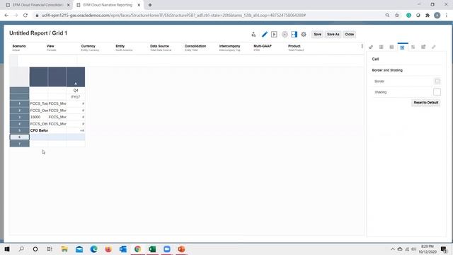 Narrative Reporting Cash Flow Report with Conditional Formatting | Oracle Narrative Reporting смотреть онлайн