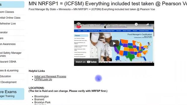Pick NRFSP or AFS for Food Manager Certification смотреть онлайн