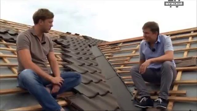 Укладка натуральной черепицы смотреть онлайн