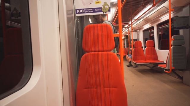 Czech Republic, Prague,metro Ride From Chodov To Opatov