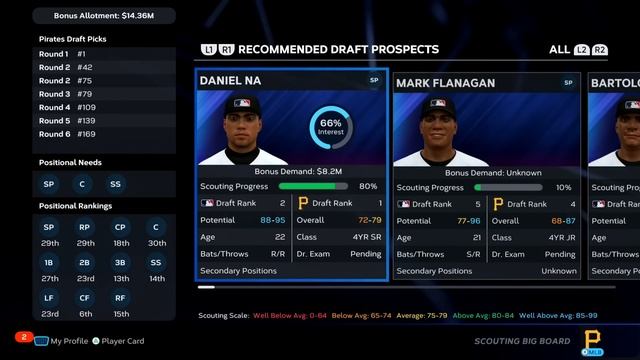 NEW Player Scouting & Drafting in MLB The Show 23 Franchise Mode смотреть онлайн