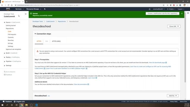 AWS CodeCommit Overview | Demo | Repository | Commit changes | Push/Merge Pull Request | Part 1 of смотреть онлайн