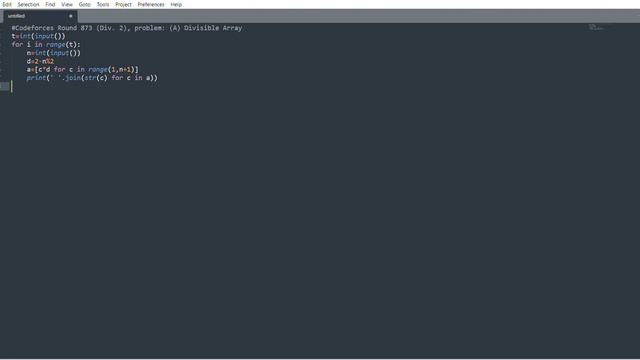 #codeforces Round 874 Div 2 problem D python solution смотреть онлайн