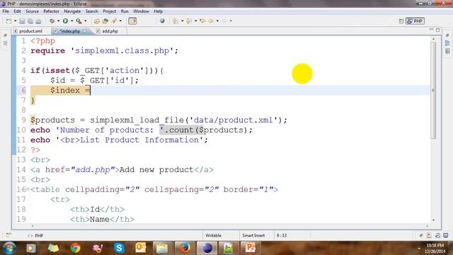 CRUD XML Using SimpleXML in PHP смотреть онлайн