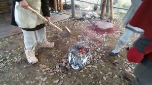 Плавим железо древним способом