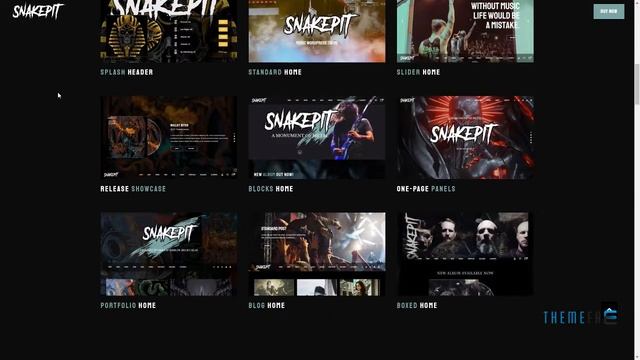 Snakepit - A Rock and Metal Oriented Music WordPress Theme Arsen смотреть онлайн