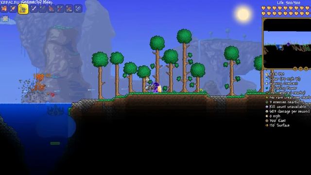 прохождение таррария эксперт [2] ПЧЕЛА,СЛИЗЕНЬ И СТЕНА