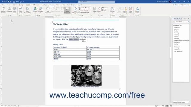 Word 2019 and 365 Tutorial Using the Thesaurus Microsoft Training смотреть онлайн