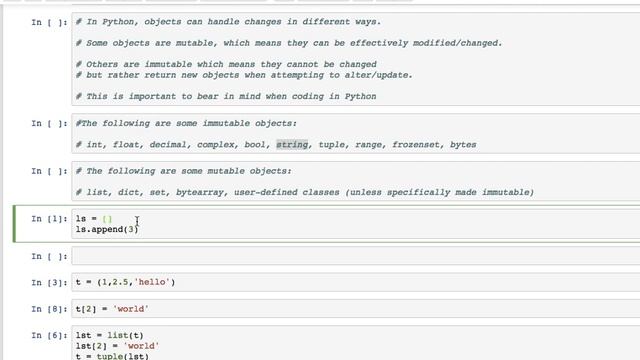 Python Tips & Tricks: Mutable vs Immutable смотреть онлайн