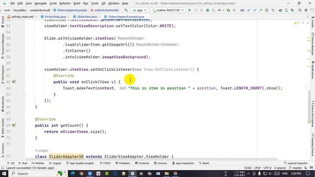 How to Create a Custom Slides of an Android App? | Android Studio | Java смотреть онлайн