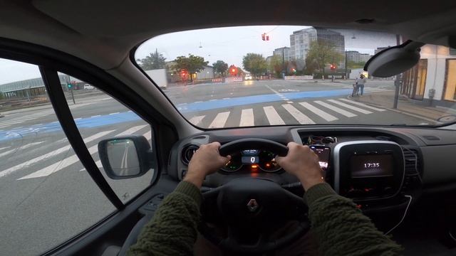 Driving from Vangede to Frederiksberg in my Renault Trafic 4K смотреть онлайн