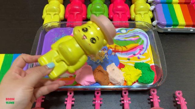 RELAXING WITH CLAY PIPING BAGS VS MAKEUP VS GLITTER Mixing Random Things Into Slime 5350.mp4 смотреть онлайн