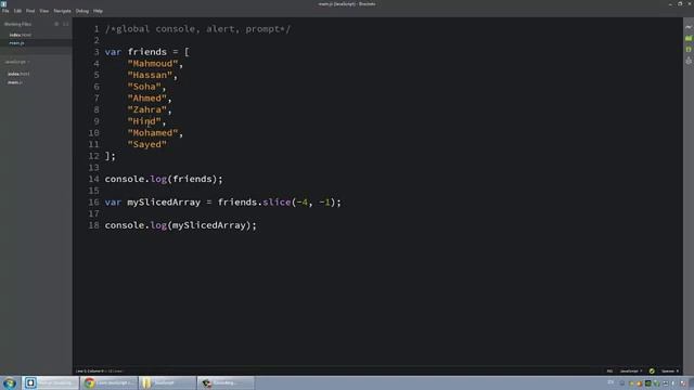 Learn JavaScript In Arabic #32 Array Combine And Slice смотреть онлайн