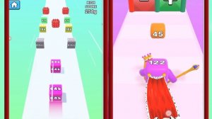 Satisfying Mobile Game/ Jelly Run 2048 vs level up numbers - jelly 2048 Gameplay new update part #4