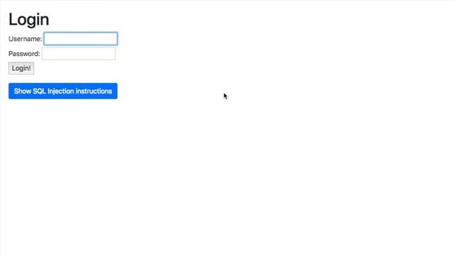 SQL injection attack - Short demonstration смотреть онлайн