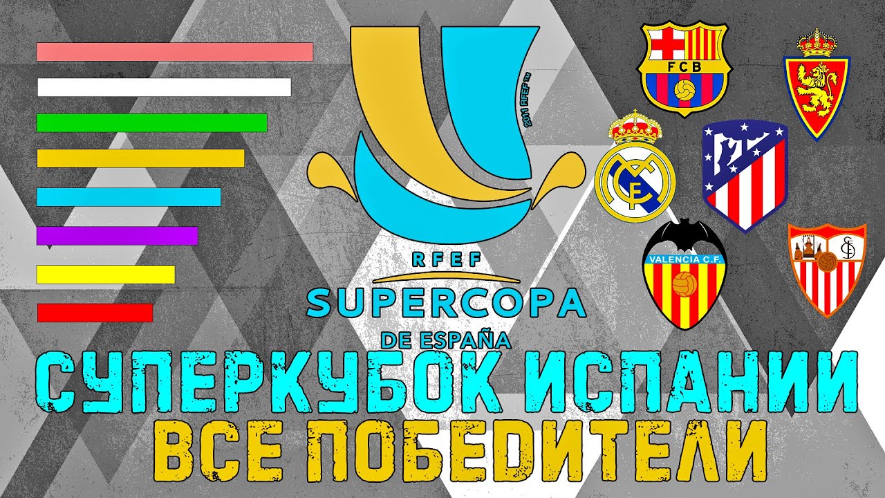 Суперкубок Испании ?? 1940 - 2022 ?? Все победители смотреть онлайн