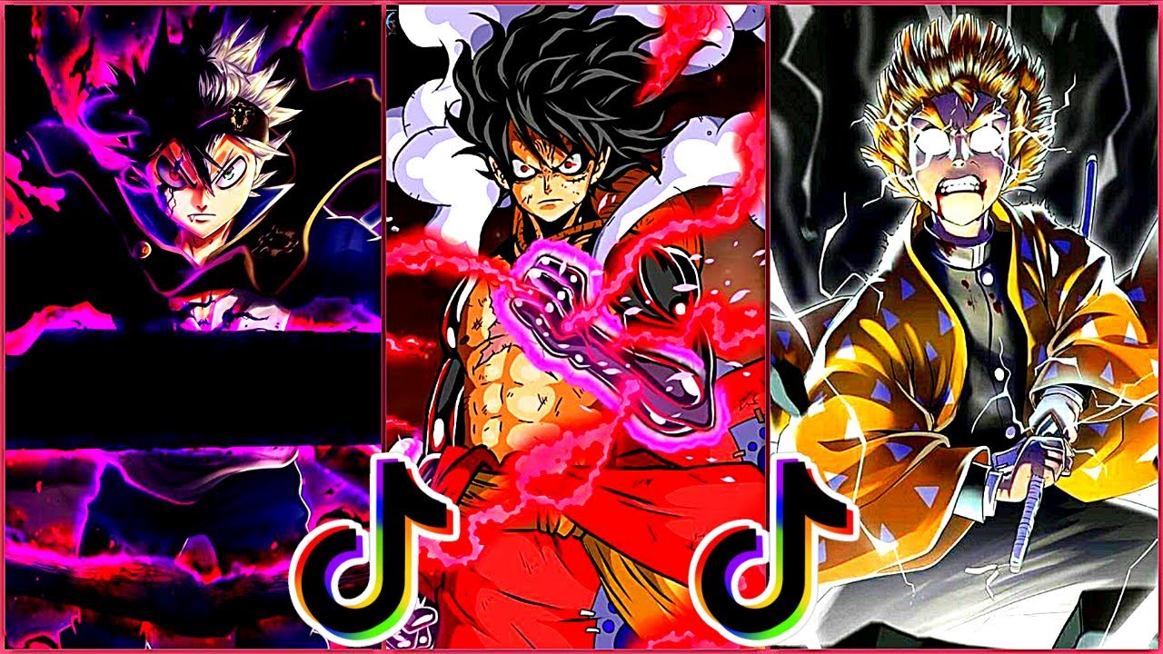 Аниме - Подборка аниме TikTok - Крутые моменты №5