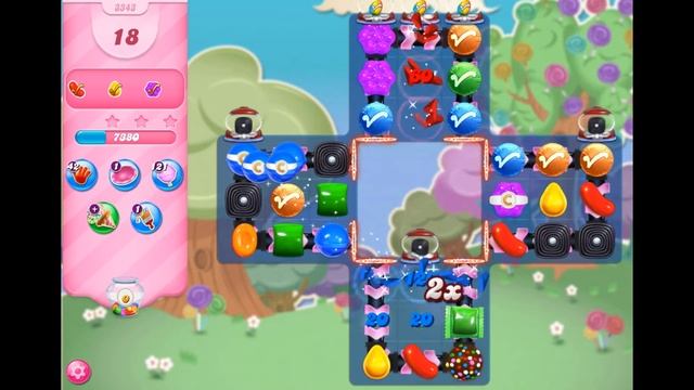 Candy Crush Saga - Level 3343 ☆☆☆ смотреть онлайн