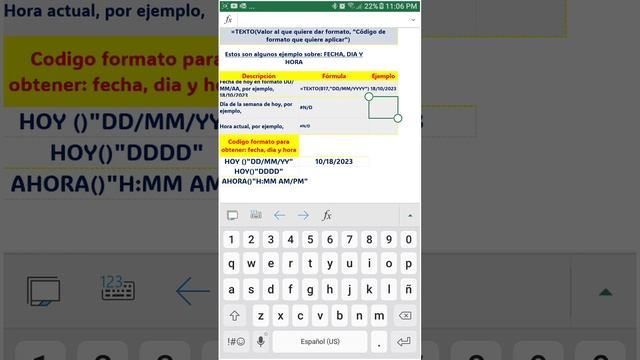 LDD JEJE FORMATO DE: FECHA, DIA Y HORA EN EXCEL смотреть онлайн